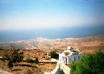 Im Kloster: Blick auf Tinos